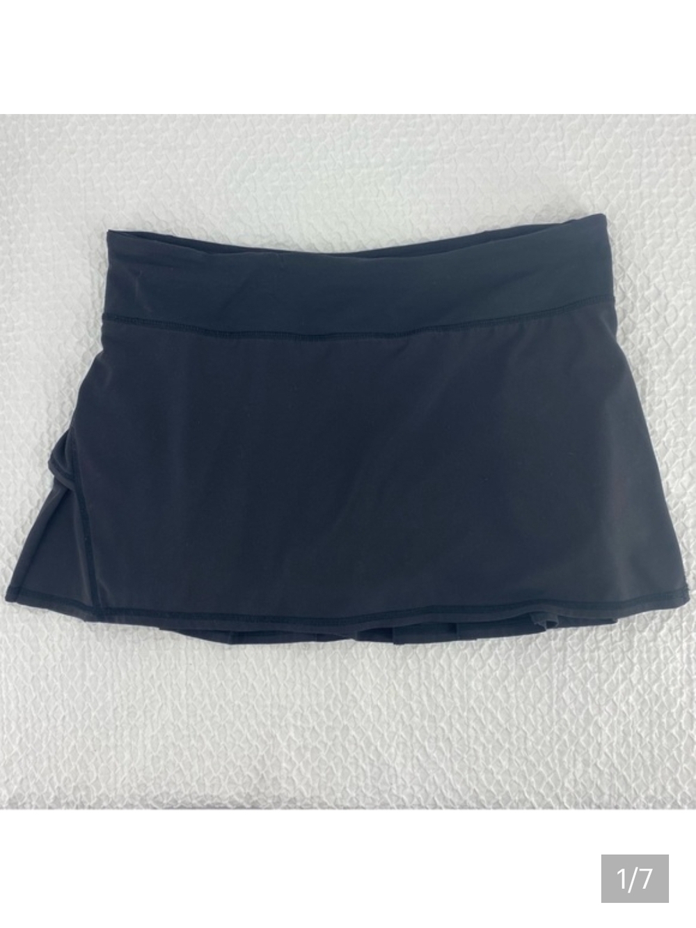 lululemon athletica Black Pace Rival Skort